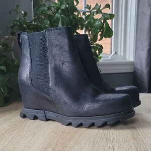Sorel Joan Rhapsody Wedge Chelsea Boots